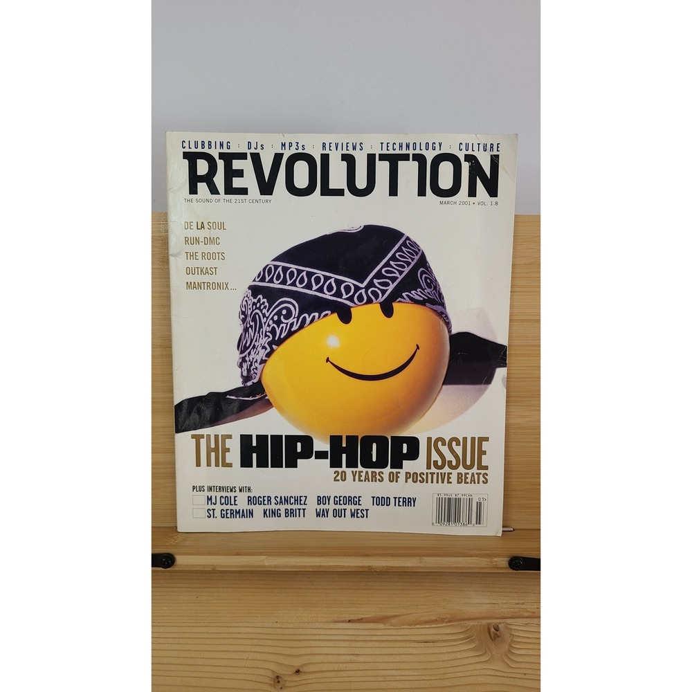 2001 Revolution Magazine March Vol 1.8 The Hip-Hop‎ Issue Outkast De La Soul DJ